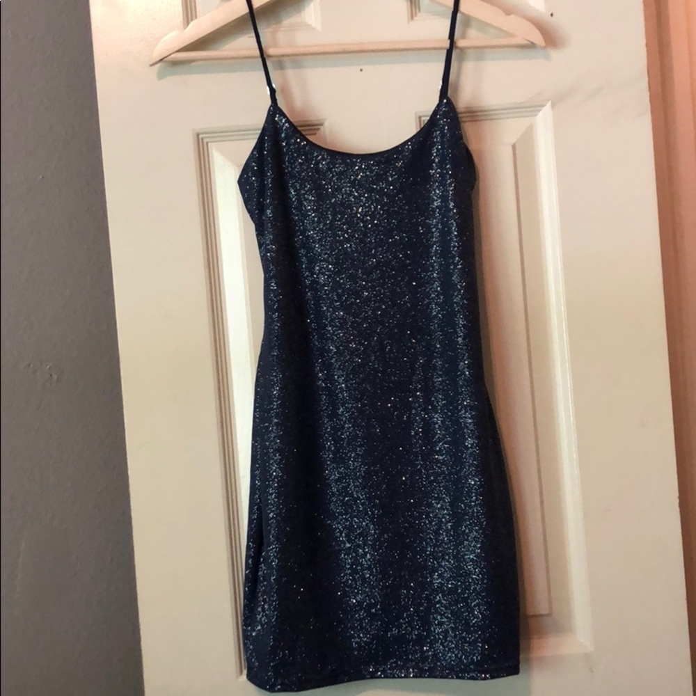 Lucy in the sky Blue sparkly dress!